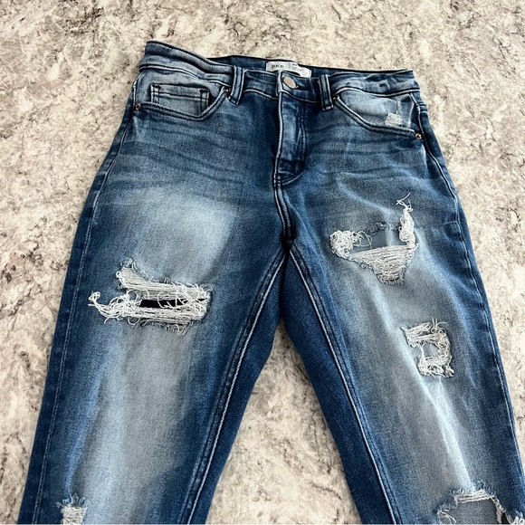 BKE Jeans the buckle distressed skinny gabby high rise ankle size 25 twenty five - Picture 3 of 11
